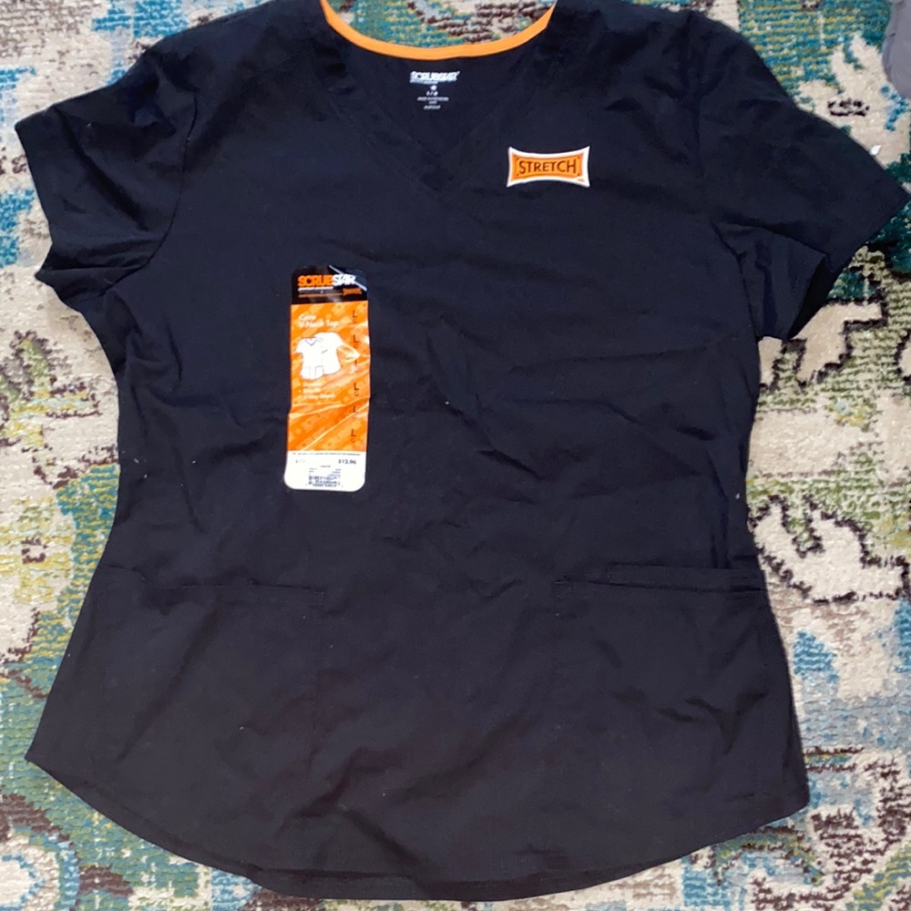 Black Scrubs Shirt